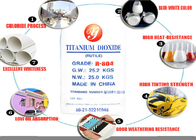 la plastica di ingegneria classifica il biossido di titanio trattato del cloruro per il PE No.236-675-5 del PVC